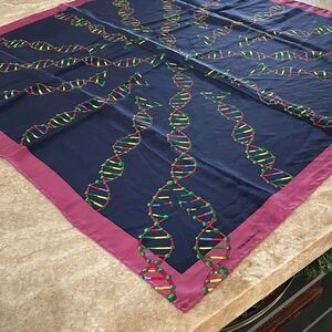 Purple Ralph Marlin & Co Silk Scarf